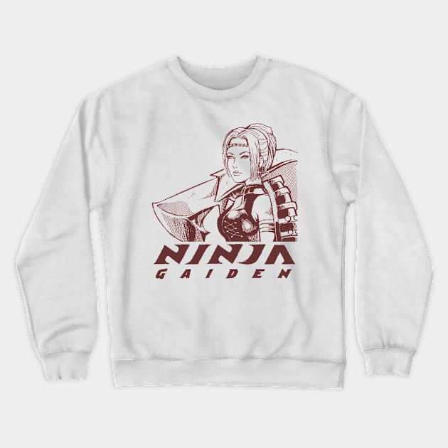 Ninja Gaiden Rachel Sketch Crewneck Sweatshirt by dposhirts